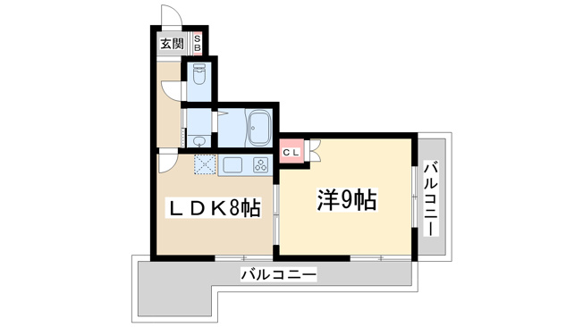 【間取り】 | ヤマビコハイツパート2