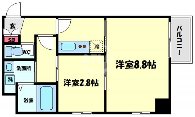 Trustman Horie　堀江小学校区の間取り|Trustman　Horie（トラストマン堀江）　