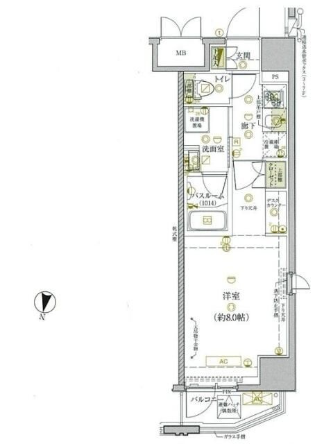 ベルシード綾瀬駅前の間取り
