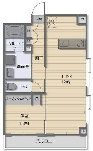 【間取り】 | ダイアパレス妙蓮寺