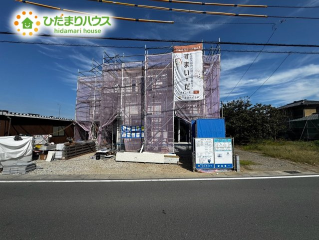 上尾菅谷　新築戸建　リーブル01の前面道路含む現地写真|9/7　撮影