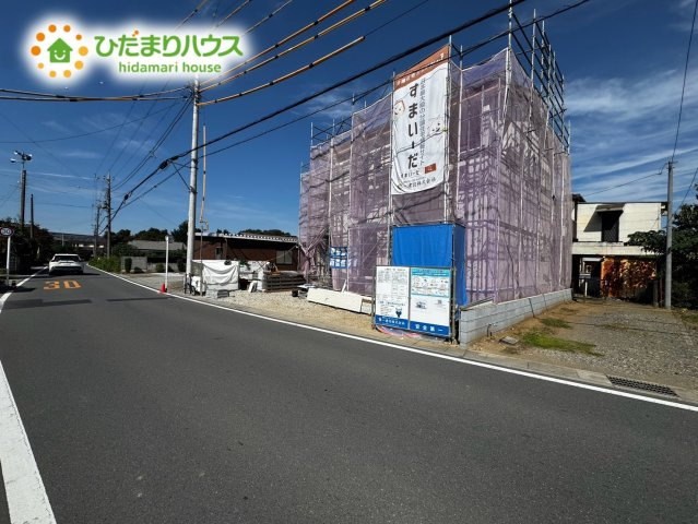 上尾菅谷　新築戸建　リーブル01の前面道路含む現地写真|10/12　撮影