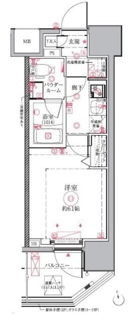 クレイシア川口の間取り