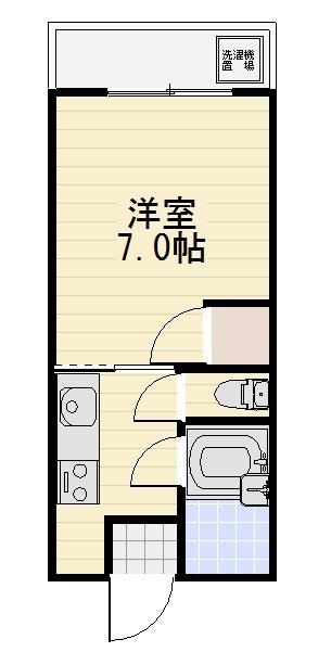 ニューヴィラ新垢田 107号の間取り