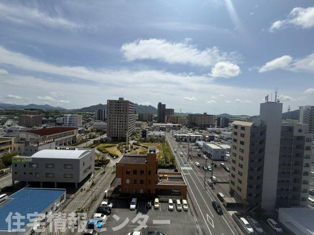 サンパーク新山口駅南グラッセの展望|11階からの眺望です。
