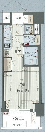 プレサンス神戸西スパークリングの間取り