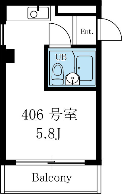 永手コスモハイツの間取り