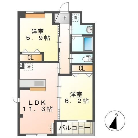 【間取り】 | グランルミエール