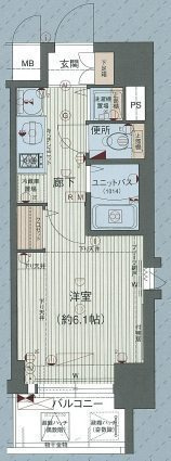 プレサンス神戸西スパークリングの間取り
