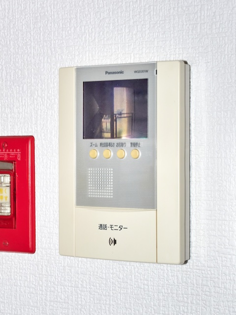 サンフローラ南別府のセキュリティ|カラーモニター付インターホン