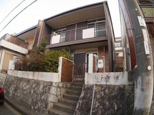 魚住町戸建の外観|１階も目線気になりません
