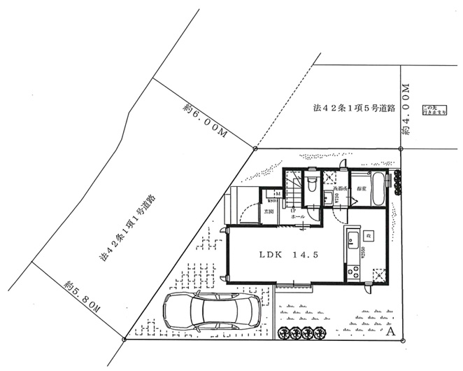 ハートフルタウン　多摩市百草1112番の区画図