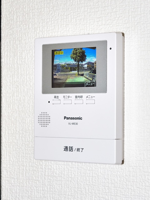 ネオセゾン上月のセキュリティ|カラーモニター付インターホン