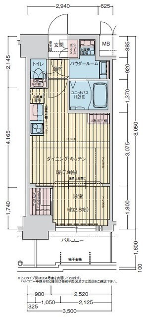 プレリスＮＥＯ神戸湊川公園ヴェルトの間取り