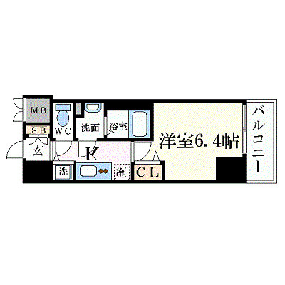 プレサンスみなと元町駅前の間取り