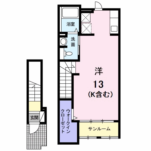 【間取り】 | メゾンドゥラプティットゥフォレ