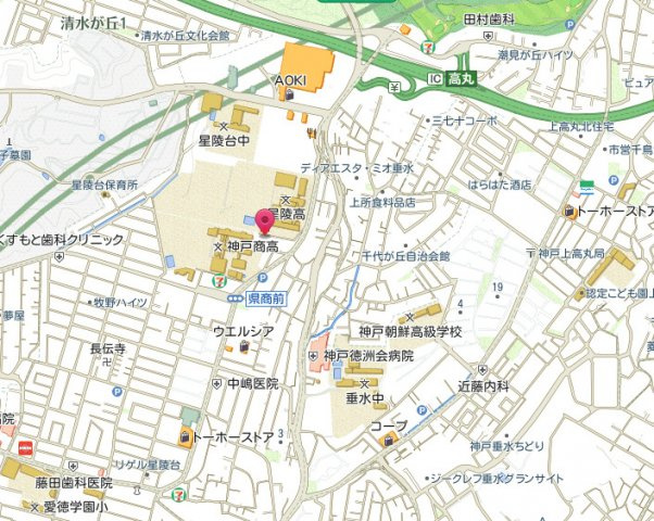 ラムール星陵台の地図