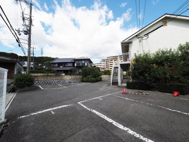 ラポールの駐車場