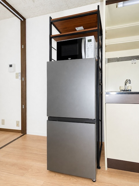 ラポールの設備|冷蔵庫、電子レンジ