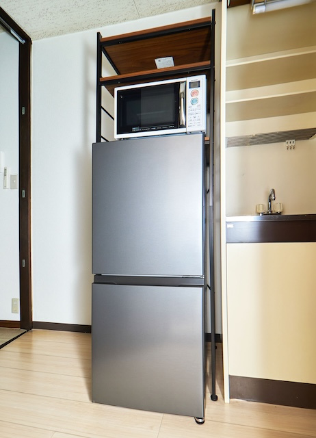 ラポールの設備|冷蔵庫、電子レンジ