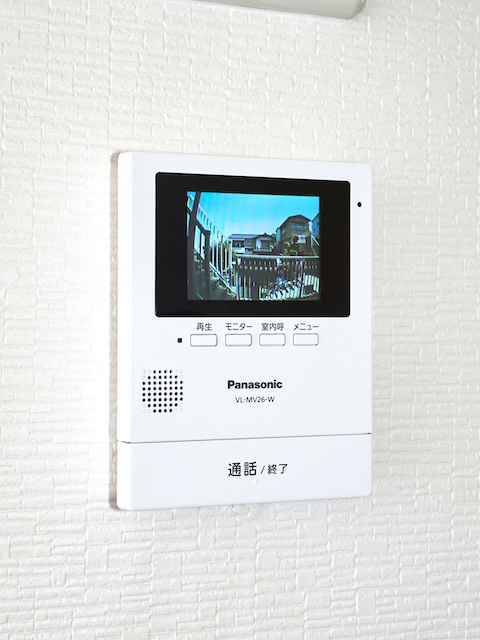 キャンパス本多聞のセキュリティ|カラーモニター付インターホン
