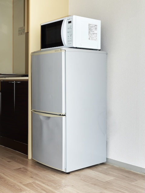 キャンパス本多聞の設備|2ドア冷蔵庫、電子レンジ