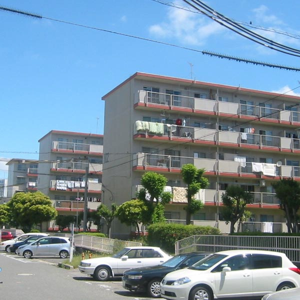 新多聞第2住宅　104号棟の外観|外観です