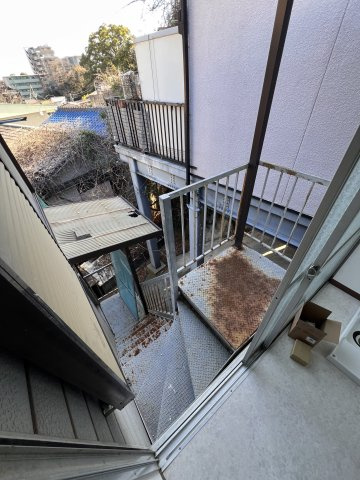 長田天神町5丁目貸家のバルコニー