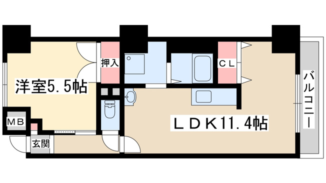 【間取り】 | 大拓ハイツ７