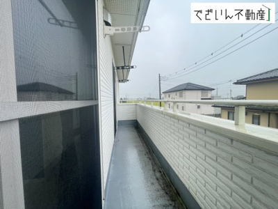 【バルコニー】 | 羽生市上川崎　中古住宅   | 現地(2026年9月撮影)