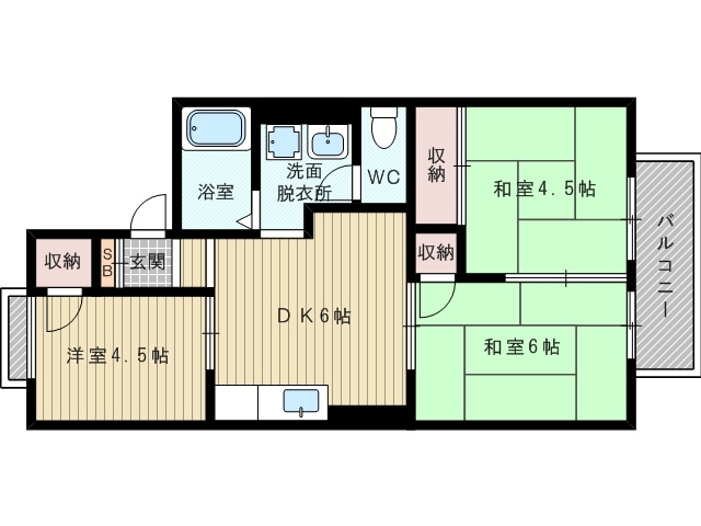 大阪市東淀川区豊里２丁目のアパート