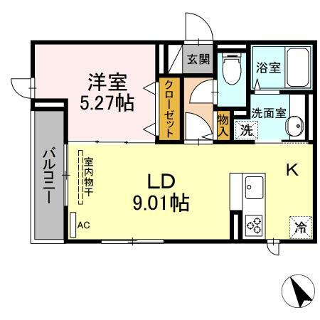 アンジュール練馬の間取り