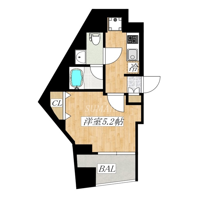 ステージファースト北浦和の間取り|明るい南東向きの角部屋です！