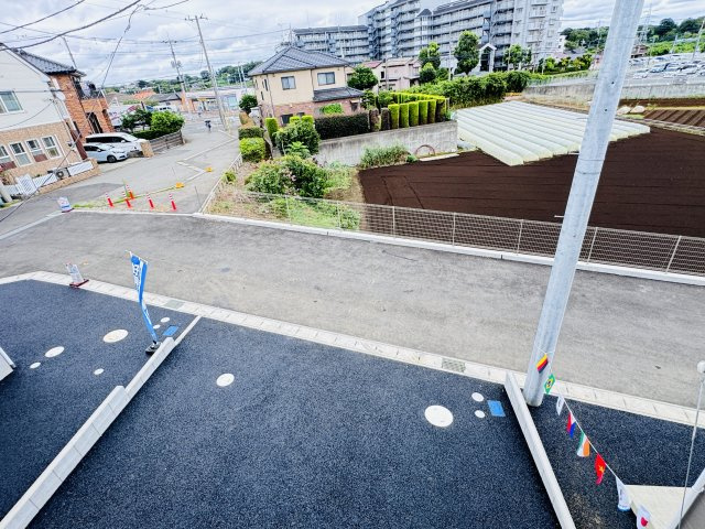 松戸市六実５丁目新築戸建（六実第12）の展望|バルコニーより道路側眺望