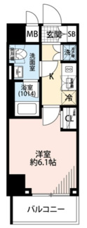 【間取り】 | プレール・ドゥーク銀座EASTⅡ | 間取りです。