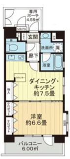 【間取り】 | ライオンズマンション浅草雷門 | 間取りです。