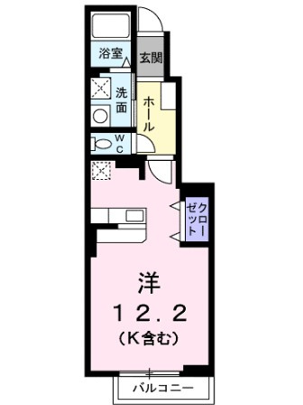 クラールの間取り