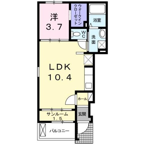 【間取り】 | ドルフ・レーベン　Ⅰ
