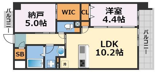 ATKレジデンスなんばの間取り
