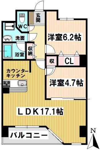 【間取り】 | Bonne ChanceII