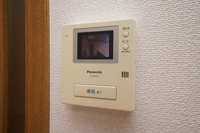ラッキータウン庭瀬D棟のセキュリティ