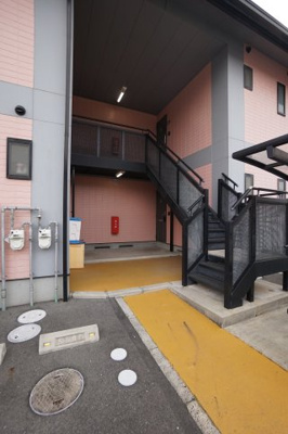 【エントランス】 | ラッキータウン庭瀬D棟