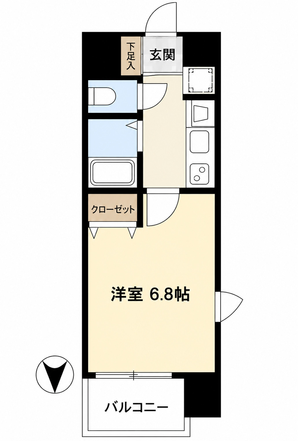 プレサンス名古屋駅前ヴェルロードの間取り