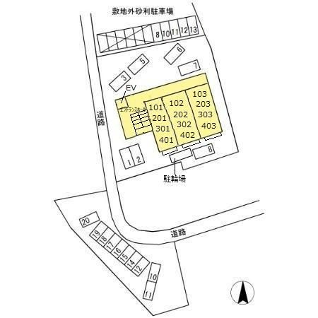 エミネンス長久保の区画図