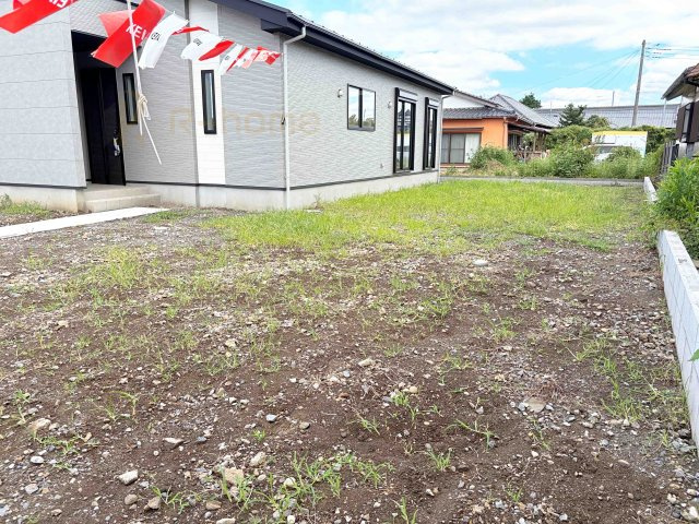 つくば市栗原1期　新築戸建て　1号棟の庭|広々とした日当たりの良いお庭でお家時間を満喫！