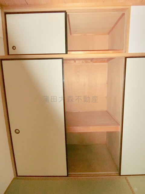 蓮沼パークハイツの収納|和室　押し入れ