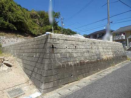 安佐北区落合１丁目の前面道路含む現地写真