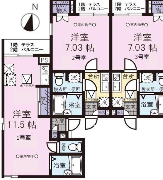 CLASSICAの間取り