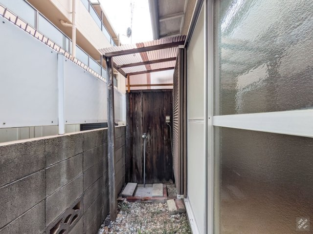 絹川平屋貸家の庭