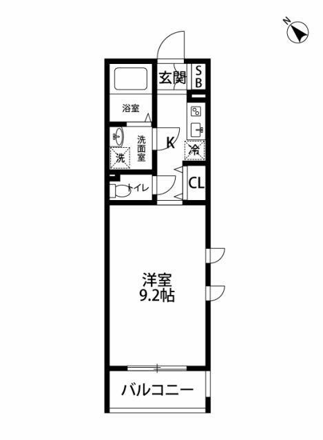 八千代市村上南１丁目の賃貸マンションの間取り